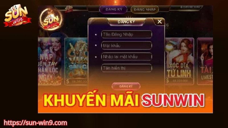 Hướng dẫn tham gia nhận khuyến mãi tại Sunwin