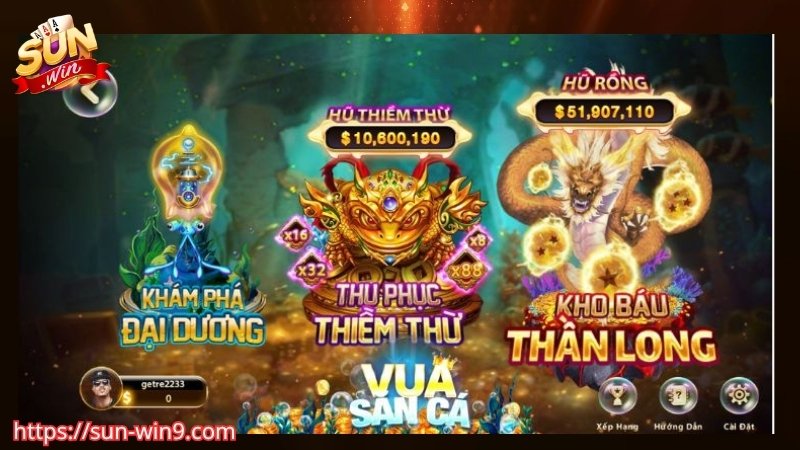 Ưu điểm nổi bật của game bắn cá Sunwin